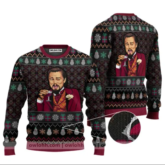 Discover Funny Meme Gentleman Toast Ugly Christmas Sweater Unisex Holiday Party Pullover