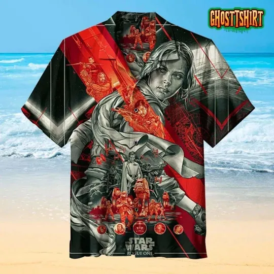 Star Wars Fic Rogue One 3D All Print Hawaiian Shirt