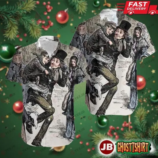 Graphic Scrooge A Christmas Carol Movie Hawaiian Shirt