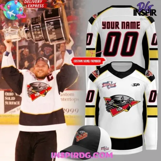Discover Cincinnati Cyclones 2025 Kelly Cup Playoffs Hockey Jersey