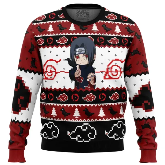 Discover Itachi Uchiha Chibi Akatsuki Ugly Christmas Sweater