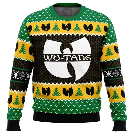 Discover Yah It’s Christmas Time Yo w tang band Clan Ugly Christmas Sweater
