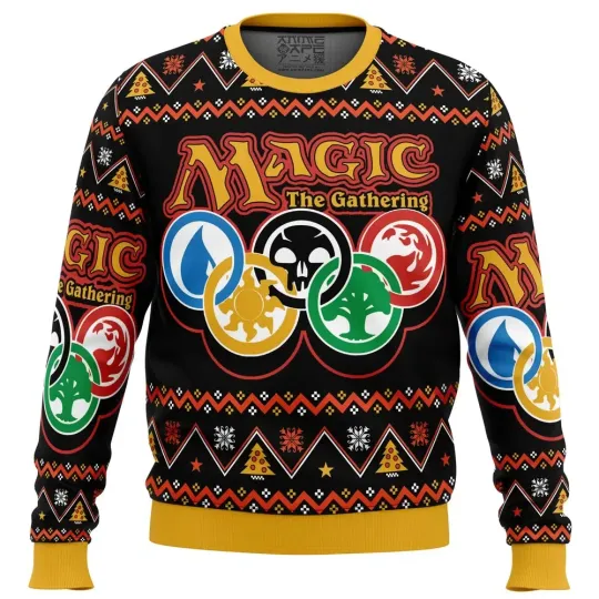 Discover Magic Arena V1 Magic the Gathering Ugly Christmas Sweater