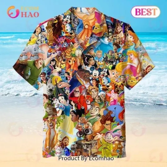 Discover Walt Disney Princess All Characters Unisex Hawaiian Shirt, Unisex Adult, Size S-