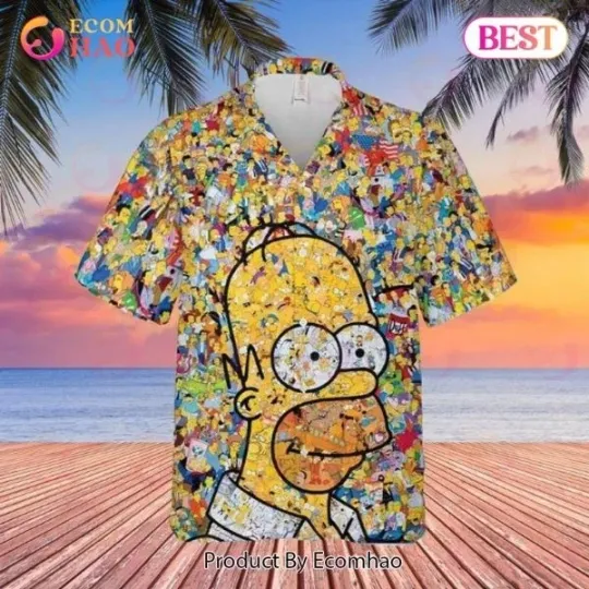 Discover Homer Simpson Summer Beach Hawaiian Shirt