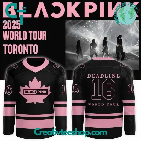 Discover Blackpink 2025 World Tour Toronto Canada Men's Hockey Jersey