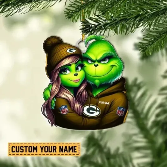 Discover Personalized Green Bay Football Team Packers Sport Ornament, Gifts For Fans