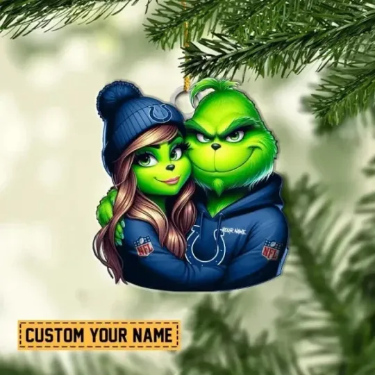 Discover Personalized Indianapolis Football Team Colts Sport Ornament, Gifts For Fans