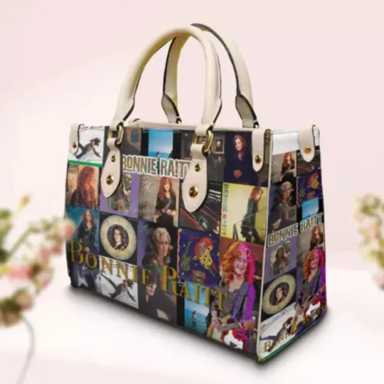 Discover Bonnie Raitt Leather Handbag, Music Lover's Purse, Gift for Mom