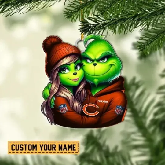 Discover Personalized Chicago Football Team Bears Sport Ornament, Gifts For Fans