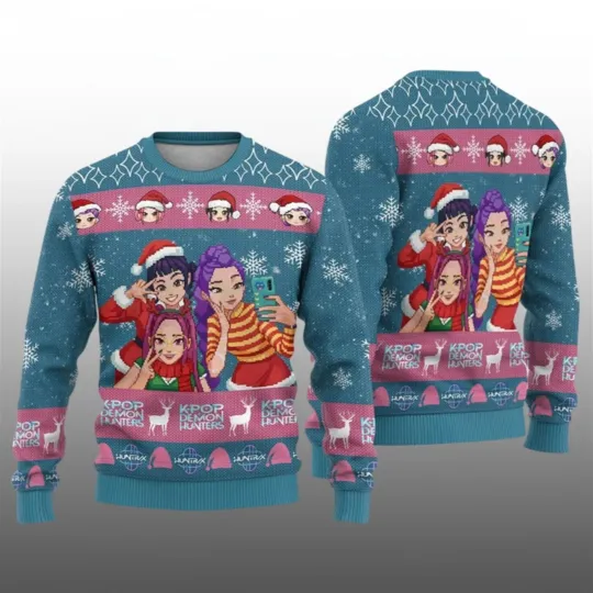 Discover 2025 Christmas Kpop Group Christmas Ugly Sweater