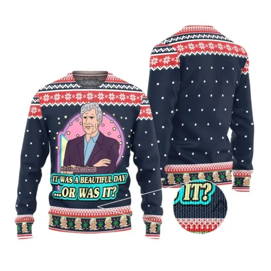 Discover 2025 Keith Morrison It Was A Beautiful Day Or Was It Ugly Christmas Sweater