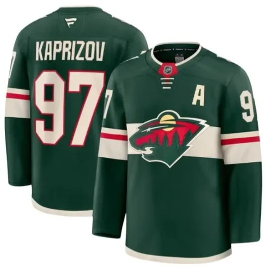 Discover NHL Jersey Minnesotta Wild (every player and size available) -exemple picture