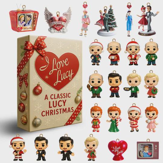 I Love Lucy Advent Calendar 2025, 24-Day Retro Classic Mystery Box, Collector Countdown Set