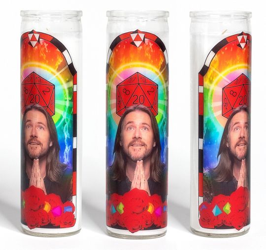 Discover Dungeon Master Matthew Mercer Prayer Candle | CRIL ROLE | Voox Machina | Mighty Nein | Bells Hells | DnD | GM | DM  Dungeons & Dragons