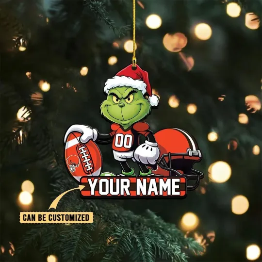 Discover Personalized Cleveland Football Team Brownss Christmas Ornament Gift Decor