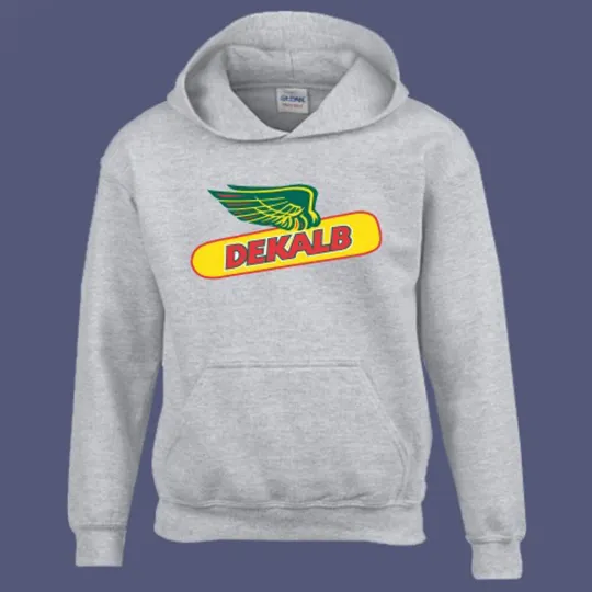 Discover Dekalb Corn Seed Men's Hoodie Grey