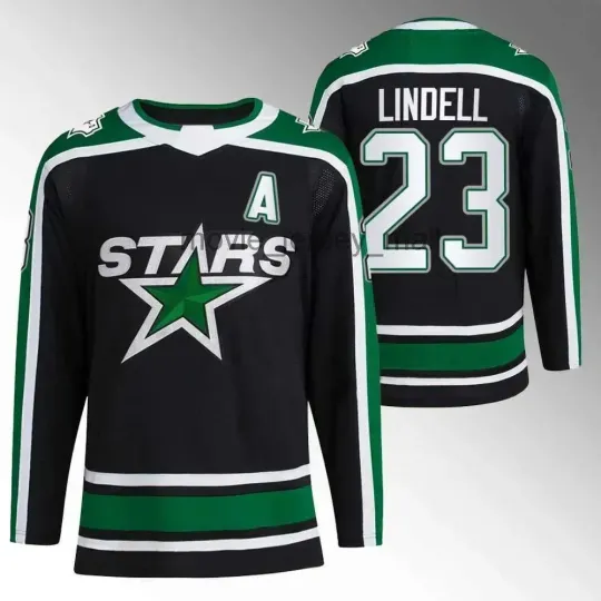 Discover Dallas Star Reverse Retro 2.0 2022-23 Lindell Hockey Jersey