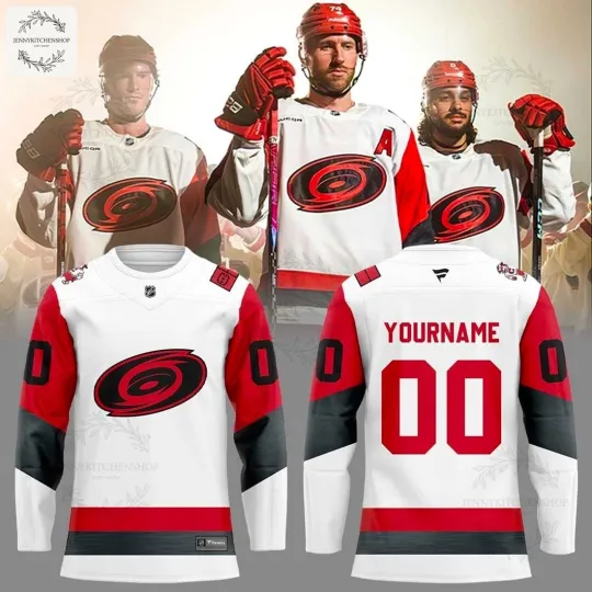 Discover Carolina Hurricane Unveil New Road White Uniform Hockey Jersey