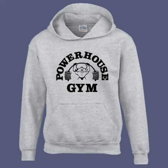 Powerhouse Gym Men's Grey Hoodie