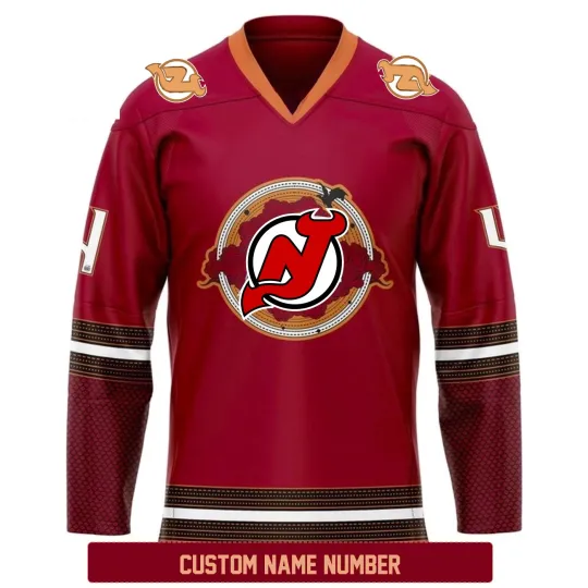 Personalized New Jer.sey Devils Fourth Wing Night 2025 Hockey Shirt Men's S-5XL