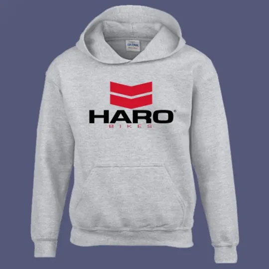 Discover Haro Bikes Bicycle Men's Hoodie Grey