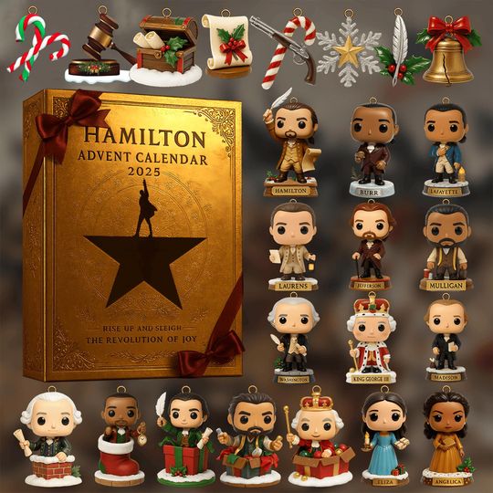 Discover Hamilton Advent Calendar 2025, Hamilton Christmas Advent Calendar, Christmas Advent Calendar, Christmas Countdown Gift.