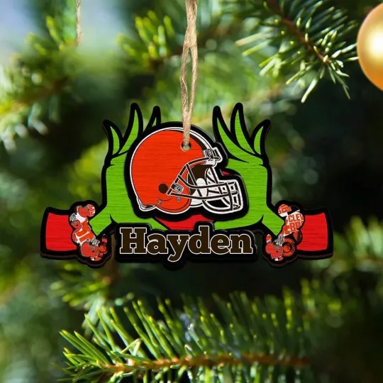 Discover Personalized Cleveland Football Team Brownss Christmas Ornament Gift Decor