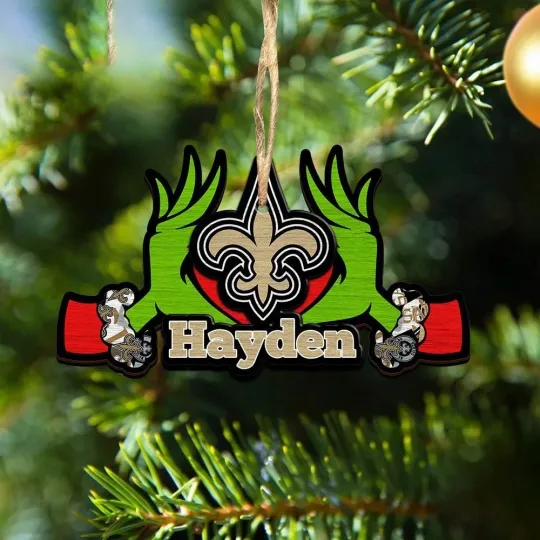 Discover Personalized New Orleans Football Team Saintss Christmas Ornament Gift Decor