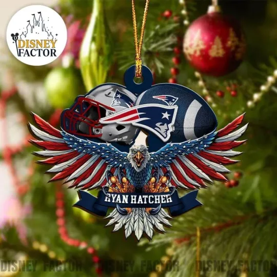 Discover Personalized New England Football Team Patriotss Christmas Ornament Gift Decor