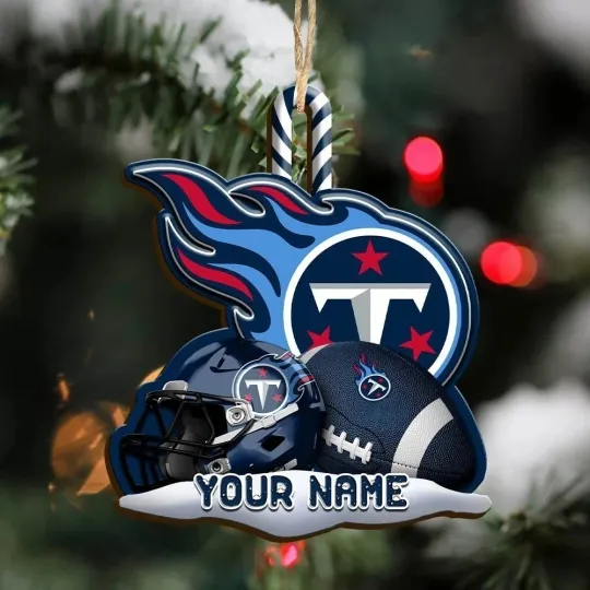 Discover Personalized Tennessee Football Team Titans Christmas Ornament Gift Decor