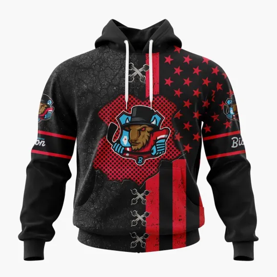 Discover Personalized Bloomington Bison Special Flag Hoodie Pullover Men's Fan Gear Gift