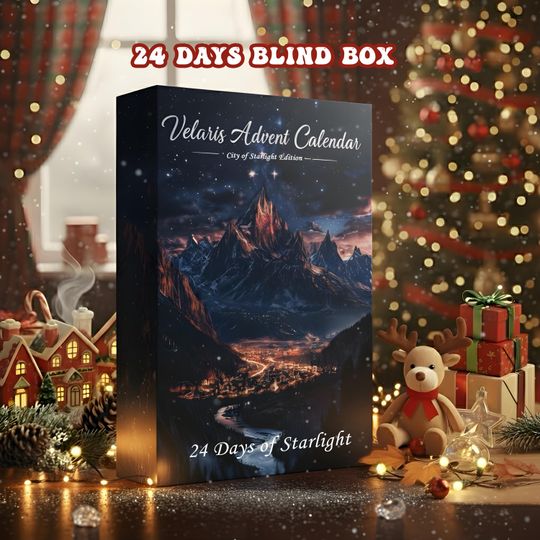 Velaris Advent Calendar 2025, ACOTAR City of Starlight Edition, 24 Days of Starlight, Fantasy Bookish Blind Box Gift, Gift For Fans