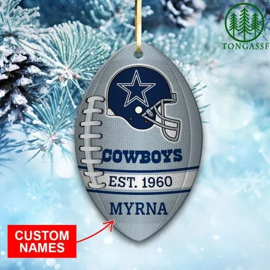 Discover Personalized Dallas Football Team Cowboys Christmas Ornament Gift Decor