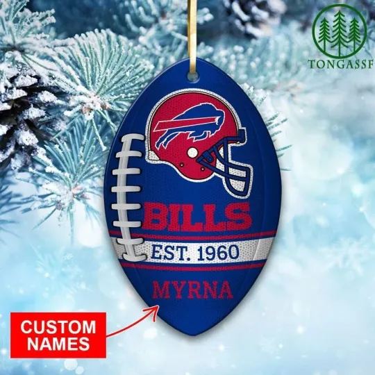 Discover Personalized Buffalo Football Team Bills Christmas Ornament Gift Decor