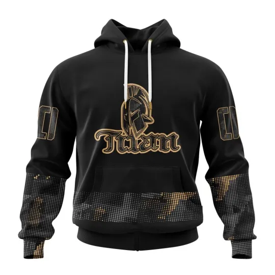 Personalized Acadie-Bathurst Titan Special Camo Design Hoodie Pullover Men's