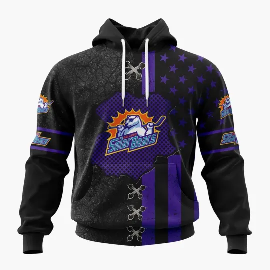 Discover Personalized Orlando Solar Bears Special Flag Hoodie Pullover Fan Gear Gift