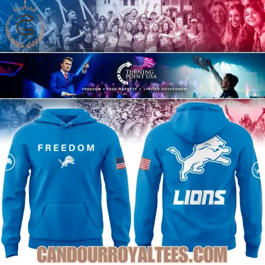 Discover Detroit Lion Freedom 3D All Over Printed Hoodie