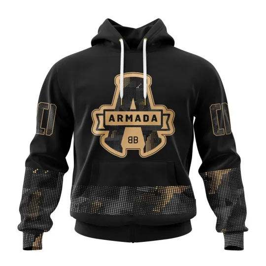 Personalized Blainville-Boisbriand Armada Camo Hoodie Pullover Men's Fan Gear
