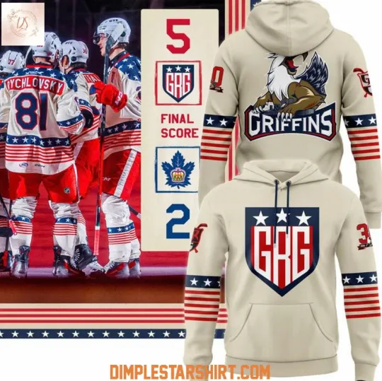 Discover Grand Rapids Griffin Military Night 2025 3D Hoodie