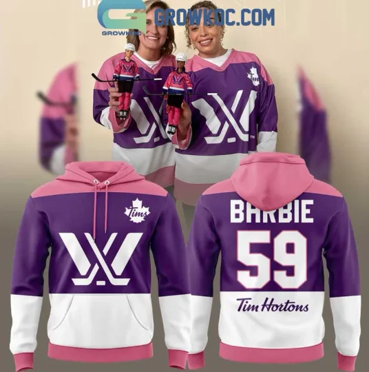 Tim Horton X Pwhl Barbie 3D All Over Printed Hoodie