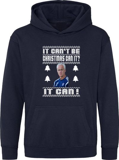 Discover Mick McCarthy It Cant Be Christmas Can It Hoodie, Festive Christmas Hoodie, Retro Football Fan  Gift Hoodie, Funny Xmas It Can Hoodie,