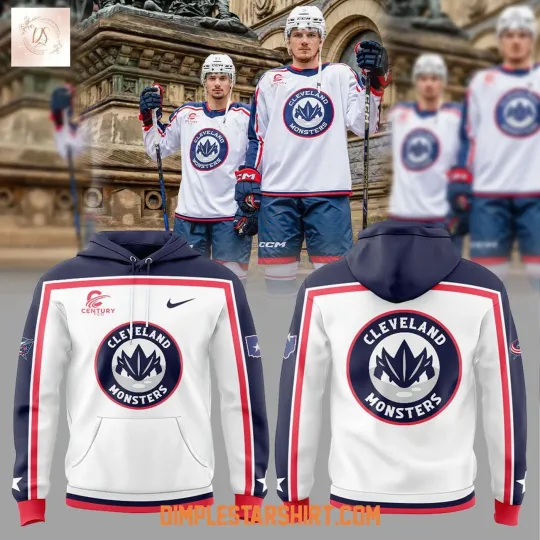 Discover Cleveland Monsters x Columbus Blue Jackets Hoodie Shirt Fan Gear Xmas Gift