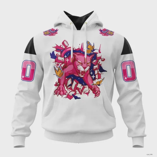 Discover Personalized Florida Panthers Special Pink In The Rink Hoodie Hockey Fan Gear