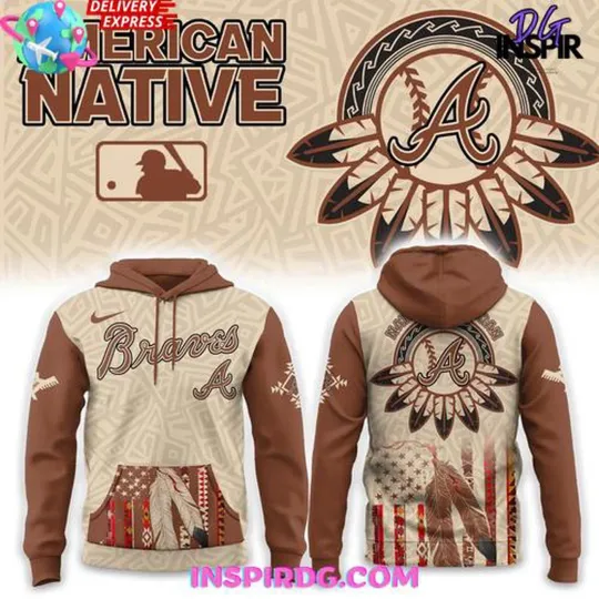 Discover Atlanta Braves Native American Heritage Honor 2025 Hoodie, Long Sleeve, T-Shirt