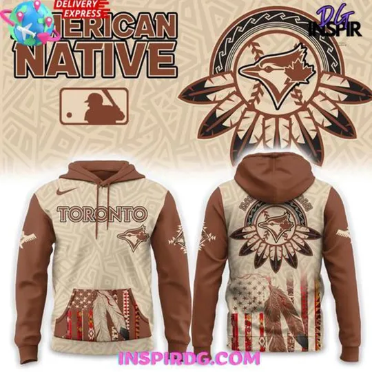Discover Toronto Blue Jays Native American Heritage 2025 Hoodie, Long Sleeve, T-Shirt
