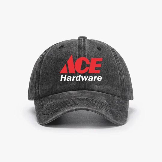 Discover Ace Hardware Vintage Washed Baseball Cap Unisex Adjustable Dad Hat