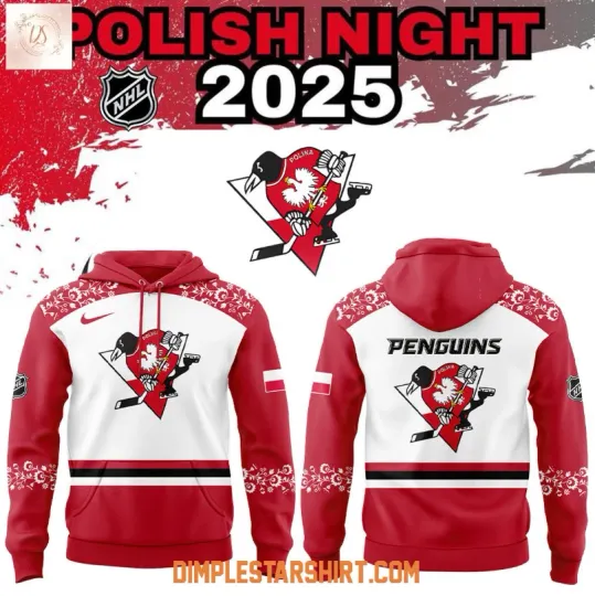 Discover Pittsburgh Penguin Polist Night 2025 3D Printed Hoodie