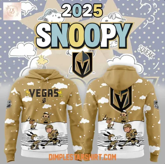 Discover Las Vegas Knight Snoopy And Peanut 2025 3D Hoodie