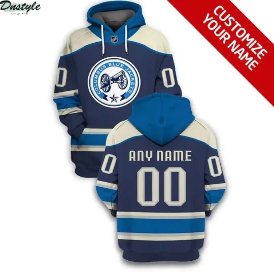 Discover Personalized Columbus Blue Jacket Nhl 3D Full Printing Hoodie